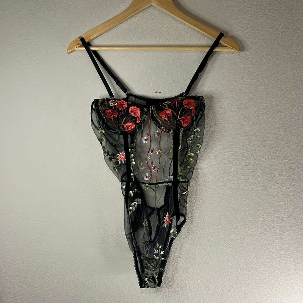 Shein Small Bodysuit Black